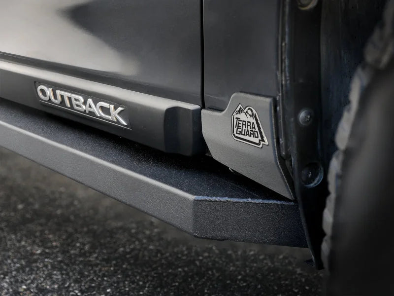 aFe POWER 15-19 Subaru Outback H4 2.5L / H6 3.6L Terra Guard Trail Steps - Black - Additional View 6