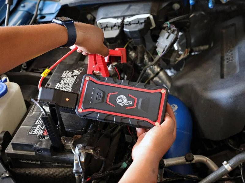 aFe POWER 20000mAh Portable Battery Jump Starter Kit - Side View