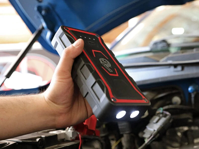 aFe POWER 20000mAh Portable Battery Jump Starter Kit - Back View