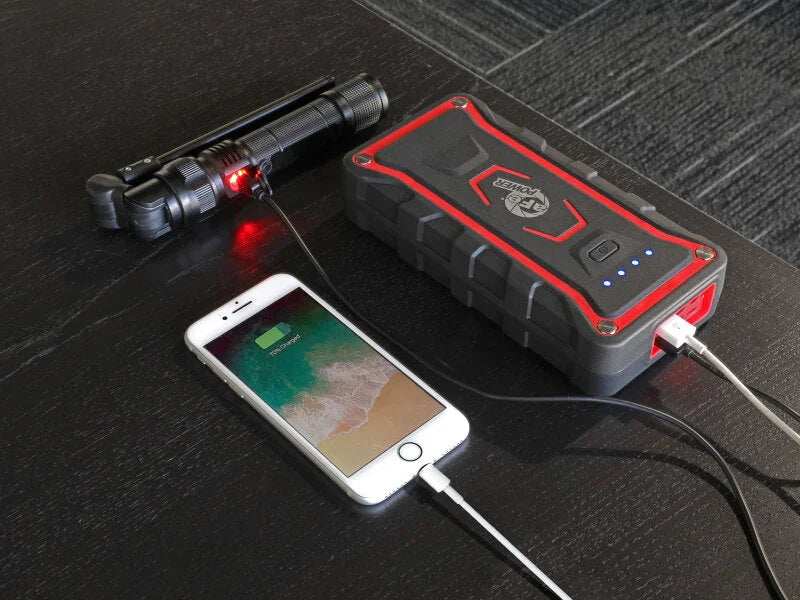 aFe POWER 20000mAh Portable Battery Jump Starter Kit - Installation View