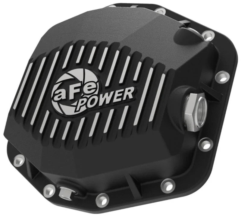 aFe POWER 2021 Ford Bronco w/ Dana M220 Differential Cover Black Street Series w/ Machined Fins - Installation View