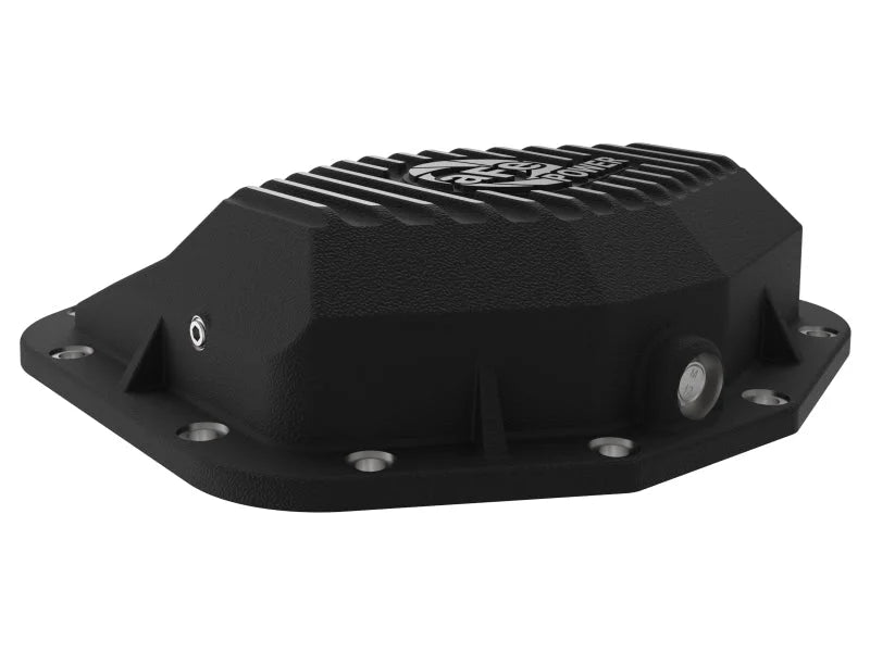 aFe POWER 21-22 Ram 1500 TRX Hemi V8 6.2L (sc) PRO Series Rear Differential Cover Black w/ Machined - Additional View 7