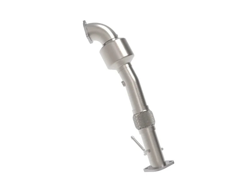 aFe POWER Direct Fit 409 Stainless Steel Rear Catalytic Converter Hyundai Elantra 17-19 L4-1.6L (t) - Back View