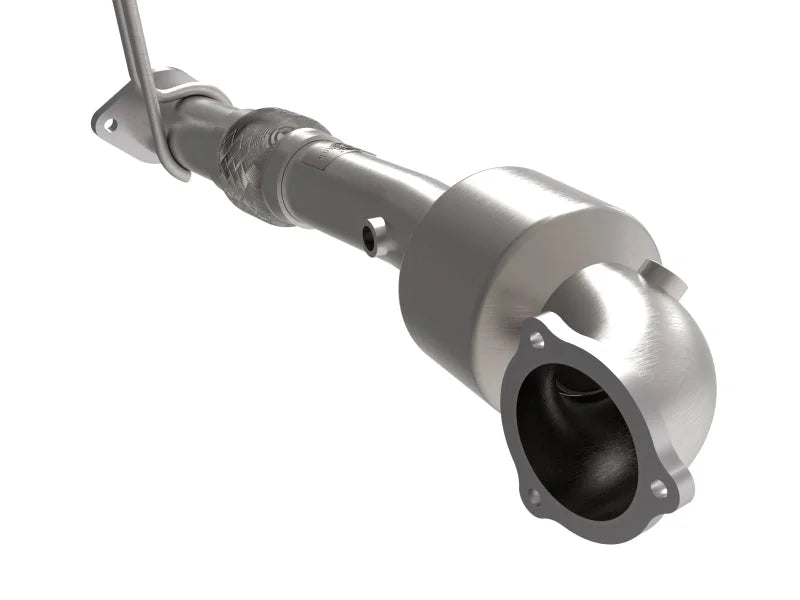 aFe POWER Direct Fit 409 Stainless Steel Rear Catalytic Converter Hyundai Elantra 17-19 L4-1.6L (t) - Installation View