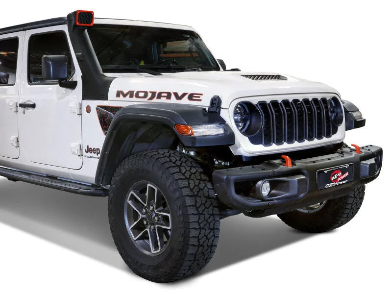 aFe POWER Dynamic Air Scoop D.A.S Snorkel fits 2020-2026 Jeep Gladiator / 2020-2025 Jeep Gladiator Mojave V6-3.5L - Side View