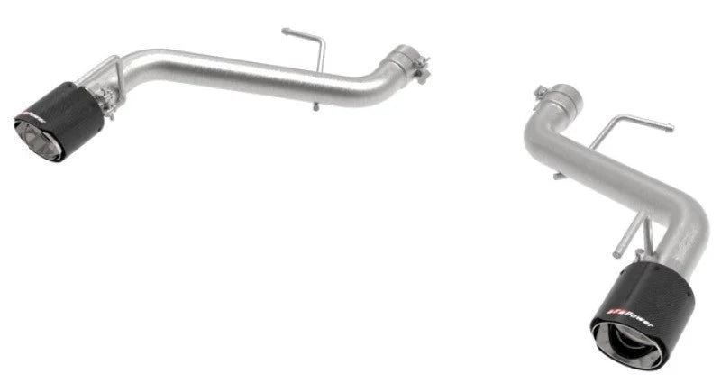 aFe POWER MACH Force-Xp 2.5in Axle-Back Exhaust System 16-20 Chevy Camaro SS V8 6.2L - Carbon Fiber - Additional View 6