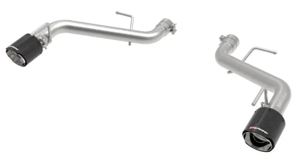 aFe POWER MACH Force-Xp 2.5in Axle-Back Exhaust System 16-20 Chevy Camaro SS V8 6.2L - Carbon Fiber - Additional View 6