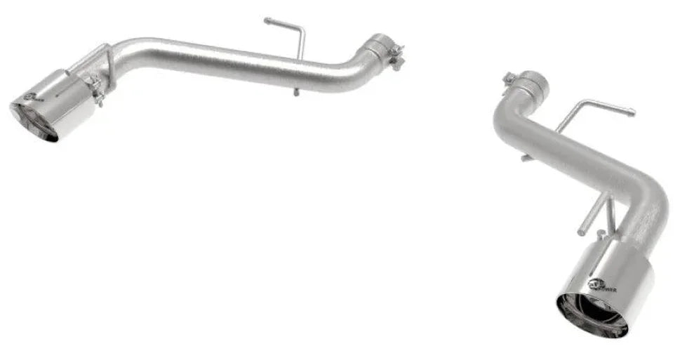 aFe POWER MACH Force-Xp 2.5in Axle-Back Exhaust System 16-20 Chevrolet Camaro SS V8 6.2L - Polished - Additional View 5