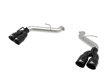 Load image into Gallery viewer, aFe POWER MACH Force-Xp 3in Axle-Back Exhaust 16-20 Chevrolet Camaro SS V8 6.2L w/o Mufflers - Black - Main Product View