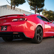 Load image into Gallery viewer, aFe POWER MACH Force-Xp 3in Axle-Back Exhaust 16-20 Chevrolet Camaro SS V8 6.2L w/o Mufflers - Black - Side View