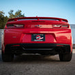 Load image into Gallery viewer, aFe POWER MACH Force-Xp 3in Axle-Back Exhaust 16-20 Chevrolet Camaro SS V8 6.2L w/o Mufflers - Black - Back View
