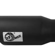 Load image into Gallery viewer, aFe POWER MACH Force-Xp 5in 304 Stainless Steel Exhaust Tip 5In x 7Out x15Lin Bolt-On Right-Blk - Installation View