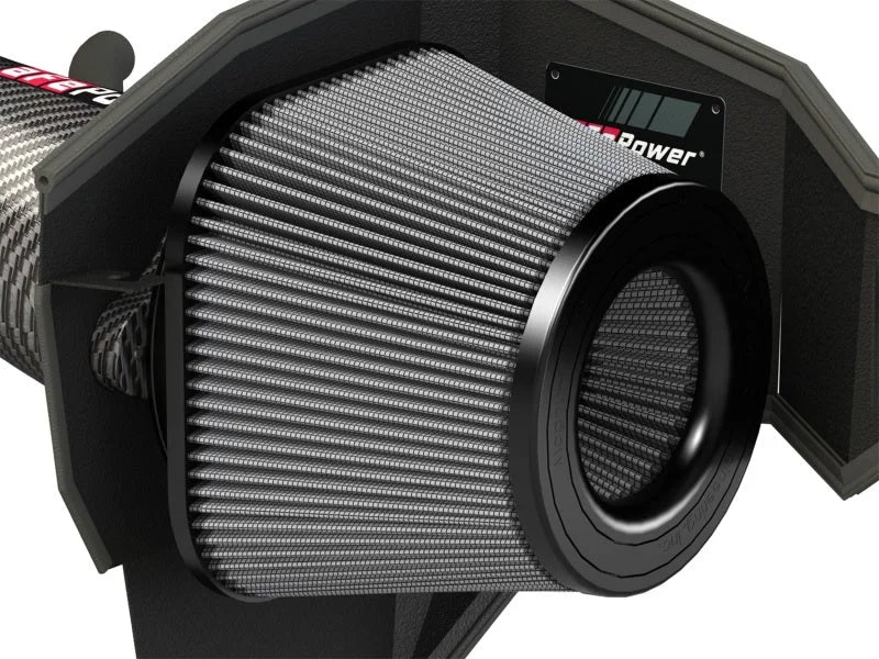 aFe POWER Magnum FORCE Carbon Fiber Stage 2 Pro Dry S CAIS - 11-18 Dodge Challenger/Charger V8-6.4L - Additional View 5