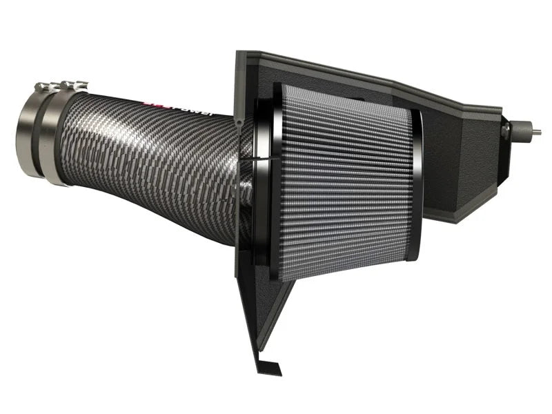 aFe POWER Magnum FORCE Carbon Fiber Stage 2 Pro Dry S CAIS - 11-18 Dodge Challenger/Charger V8-6.4L - Additional View 9