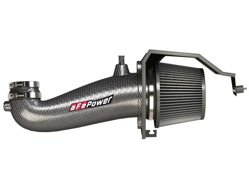 aFe POWER Magnum FORCE Carbon Fiber Stage 2 Track Series Pro Dry S CAIS - 11-18 Dodge Challenger V8 - Additional View 5