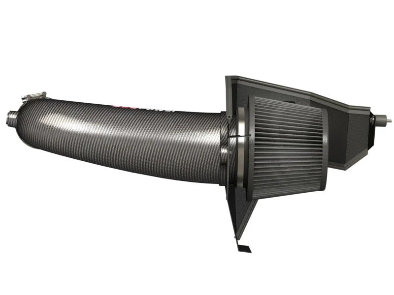 aFe POWER Magnum FORCE Carbon Fiber Stage 2 Track Series Pro Dry S CAIS - 11-18 Dodge Challenger V8 - Additional View 9