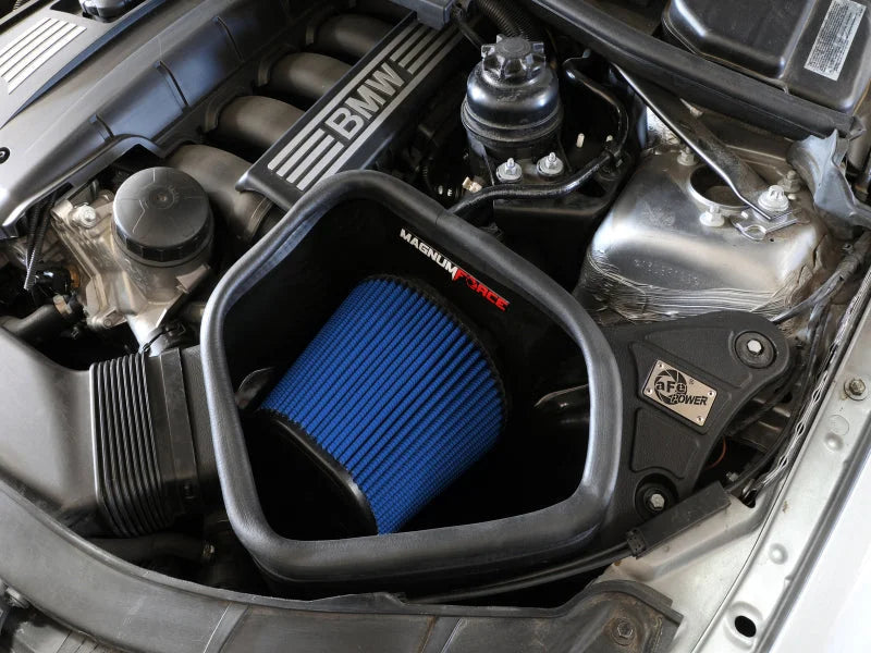 aFe POWER Magnum FORCE Stage-2 Pro 5R Cold Air Intake System 06-13 BMW 3 Series L6-3.0L Non Turbo - Side View