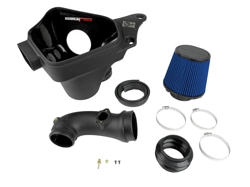 aFe POWER Magnum FORCE Stage-2 Pro 5R Cold Air Intake System 06-13 BMW 3 Series L6-3.0L Non Turbo - Installation View