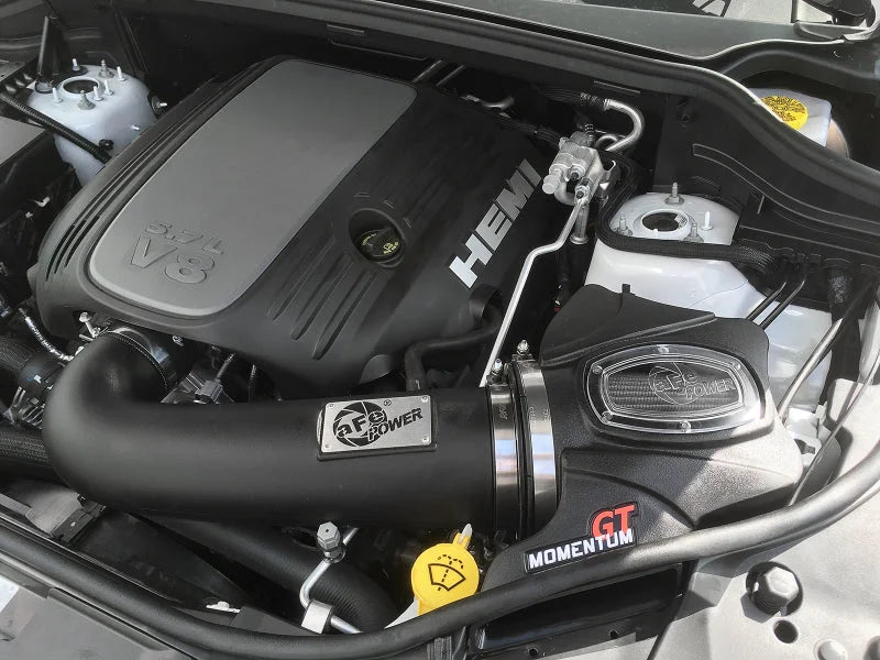 aFe POWER Momentum GT Pro DRY S Cold Air Intake System 11-17 Jeep Grand Cherokee (WK2) V8 5.7L HEMI - Side View