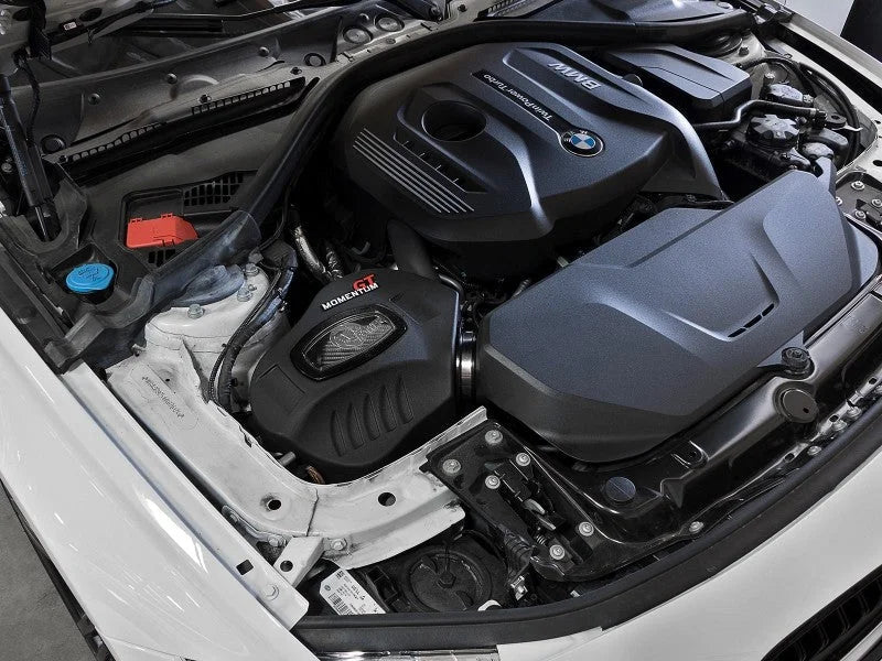 aFe POWER Momentum GT Pro Dry S Intake System 16-17 BMW 330i F30 B46/48 I4-2.0L (t) - Side View