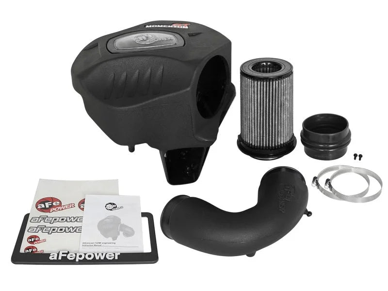 aFe POWER Momentum GT Pro Dry S Intake System 16-17 BMW 330i F30 B46/48 I4-2.0L (t) - Back View