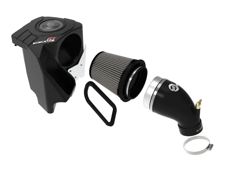 aFe POWER Momentum GT Pro Dry S Intake System 16-19 Audi A4/Quattro I4-2.0L (T) - Back View
