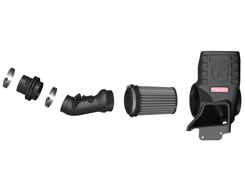 aFe POWER Momentum GT Pro Dry S Intake System 2017 Honda Civic Type R L4-2.0L (t) - Back View
