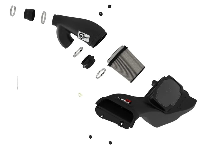 aFe POWER Momentum GT Pro Dry S Intake System 21-22 Ford F-150 V6-3.5L (tt) PowerBoost - Installation View