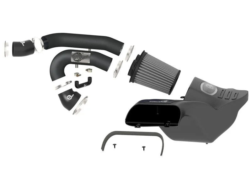 aFe POWER Momentum XP Pro Dry S Intake System 2017 Ford F-150 Raptor V6-3.5L (tt) EcoBoost - Back View