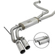 Load image into Gallery viewer, aFe POWER Rebel Series 2-1/2in 409 SS Cat Back Exhaust w/ Polished Tips 16-17 Nissan Titan V8 5.6L - Main Product View