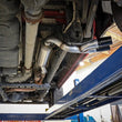 Load image into Gallery viewer, aFe POWER Rebel Series 3.5in SS Cat Back Exhaust w/Black Tips 19-21 RAM V8-6.4L Hemi - Side View