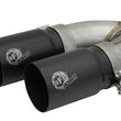 Load image into Gallery viewer, aFe POWER Rebel Series 3.5in SS Cat Back Exhaust w/Black Tips 19-21 RAM V8-6.4L Hemi - Back View