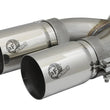 Load image into Gallery viewer, aFe POWER Rebel Series 3.5in SS Cat Back Exhaust w/Pol Tips 19-21 RAM V8-6.4L Hemi - Back View
