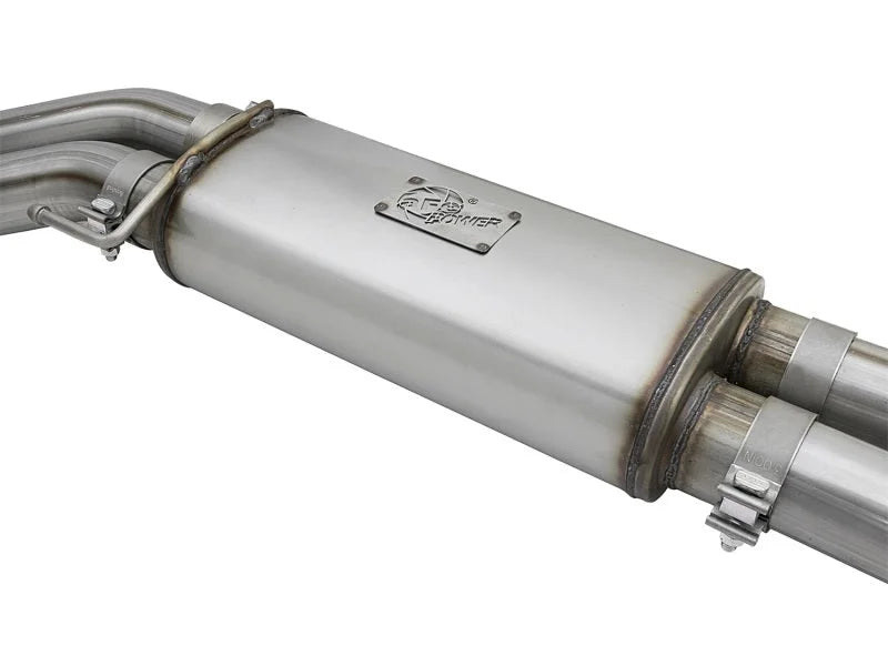 aFe POWER Rebel Series 3in 409 SS Cat Back Exhaust w/ Black Tips 17 Ford F-150 Raptor V6-3.5L - Additional View 5
