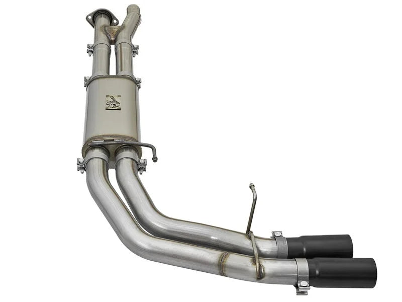 aFe POWER Rebel Series 3in 409 SS Cat Back Exhaust w/ Black Tips 17 Ford F-150 Raptor V6-3.5L - Additional View 9
