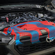 Load image into Gallery viewer, aFe POWER Red Edition Dynamic Air Scoop XL for Intake Kits 50-70119D and 50-70119R - Installation View