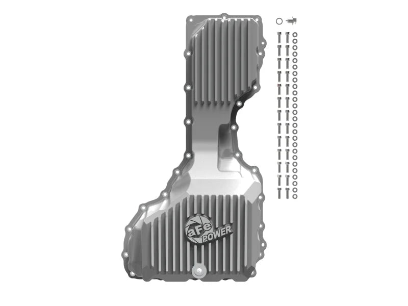 aFe POWER Street Series Engine Oil Pan Raw w/ Machined Fins 46-71370A fits 2020-2025 Chevrolet Silverado / GMC Sierra 2500...