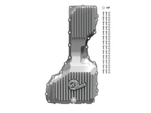 Load image into Gallery viewer, aFe POWER Street Series Engine Oil Pan Raw w/ Machined Fins 46-71370A fits 2020-2025 Chevrolet Silverado / GMC Sierra 2500...