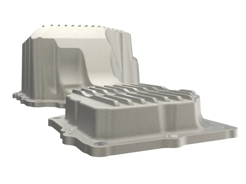 aFe POWER Street Series Engine Oil Pan Raw w/ Machined Fins 46-71370A fits 2020-2025 Chevrolet Silverado / GMC Sierra 2500...