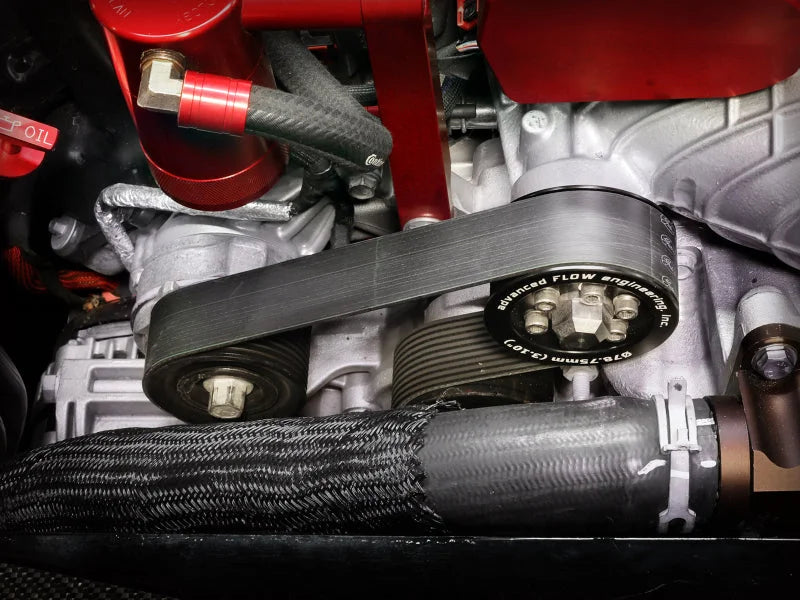 aFe POWER Supercharger Power Pulley 3.10in Fits aFe Pulley Kits for Hellcat Supercharger - Side View