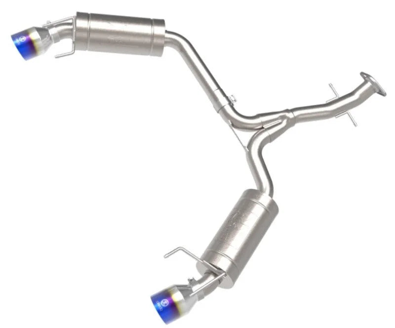 aFe POWER Takeda 06-13 Lexus IS250/IS350 SS Axle-Back Exhaust w/ Blue Flame Tips - Additional View 7