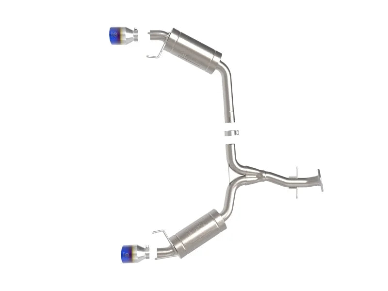aFe POWER Takeda 06-13 Lexus IS250/IS350 SS Axle-Back Exhaust w/ Blue Flame Tips - Additional View 8