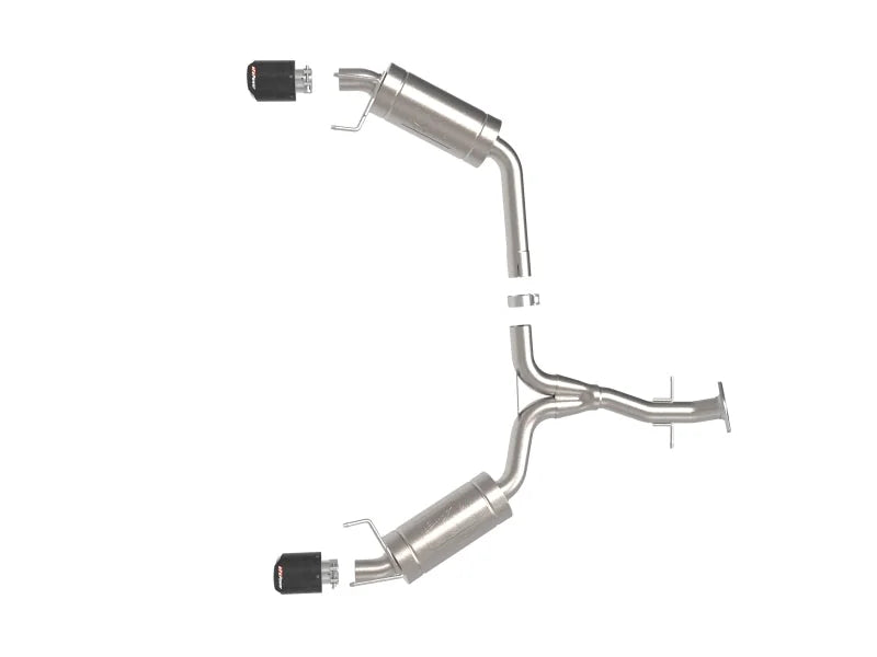 aFe POWER Takeda 06-13 Lexus IS250/IS350 SS Axle-Back Exhaust w/ Carbon Tips - Additional View 7