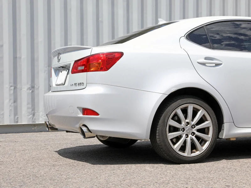 aFe POWER Takeda 06-13 Lexus IS250/IS350 SS Axle-Back Exhaust w/ Polished Tips - Side View