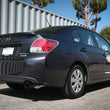 Load image into Gallery viewer, aFe POWER Takeda 12-16 Subaru Impreza 2.0L 2.5in 304SS CB Exhaust w/ Black Tips - Installation View