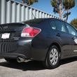 Load image into Gallery viewer, aFe POWER Takeda 12-16 Subaru Impreza 2.0L 2.5in 304SS CB Exhaust w/ Polished Tips - Side View