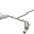 Load image into Gallery viewer, aFe POWER Takeda 16-17 Honda Civic I4-1.5L (t) 2.25-2.5in 304 SS CB Dual-Exit Exhaust Polish Tip - Main Product View