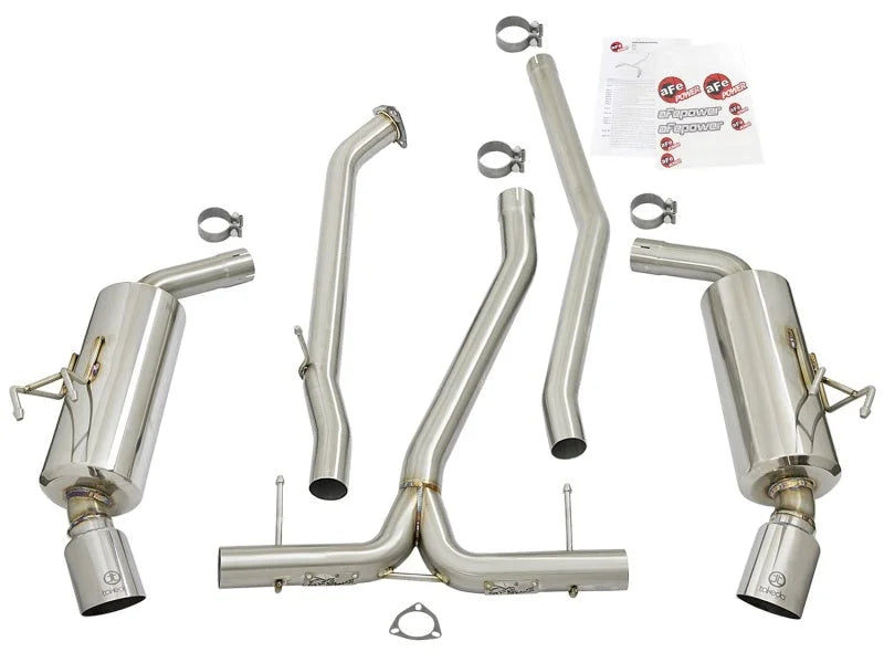 aFe POWER Takeda 16-17 Honda Civic I4-1.5L (t) 2.25-2.5in 304 SS CB Dual-Exit Exhaust Polish Tip - Additional View 10
