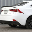 Load image into Gallery viewer, aFe POWER Takeda 16-17 Lexus IS200t L4-2.0L (t) 2.5in-3in 304 SS CB Exhaust - Carbon Fiber - Back View
