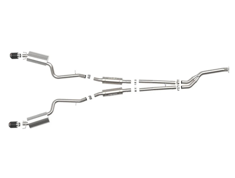aFe POWER Takeda 16-17 Lexus IS200t L4-2.0L (t) 2.5in-3in 304 SS CB Exhaust - Carbon Fiber - Additional View 8